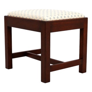 Colonial Williamsburg Kit Furniture Mahogany Footstool For Sale