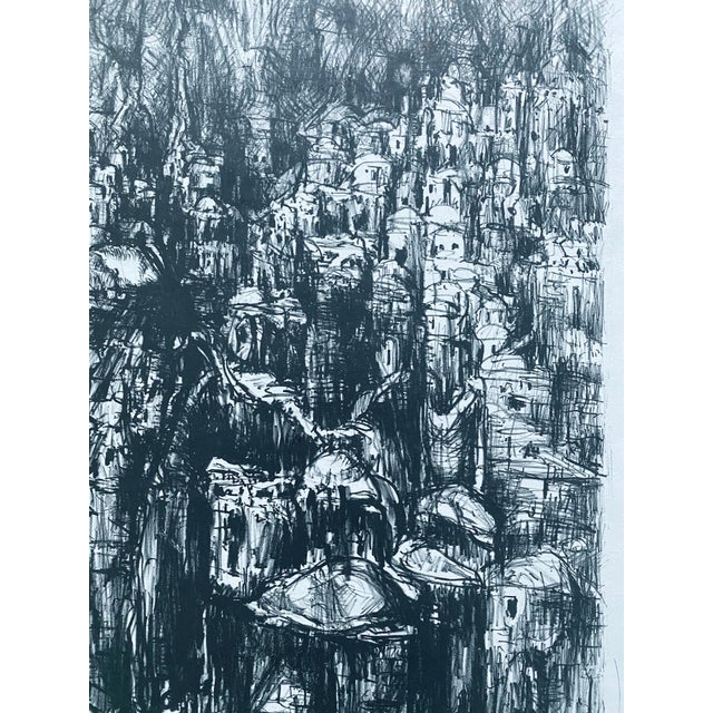 Anna Ticho, German Israeli Expressionist Abstract Lithograph Of Jerusalem Landscape For Sale In Miami - Image 6 of 9