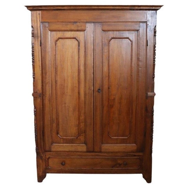 Antique Poplar Wood Wardrobe, 1800s For Sale - Image 13 of 13