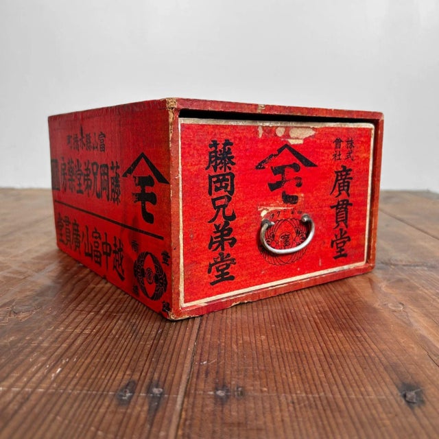 Mid-Century Modern Japanese Household Medicine Box, 1950s For Sale - Image 10 of 10