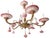 Manises Princes Pink Chandelier For Sale - Image 6 of 6