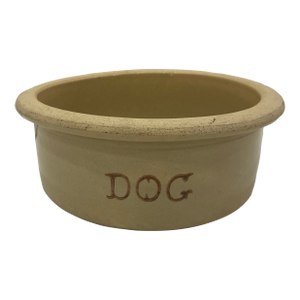 Vintage Crockery Dog Bowl