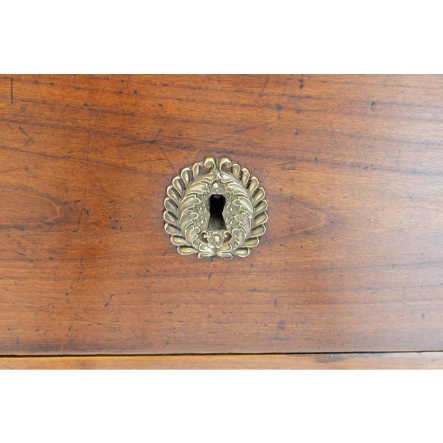 Wood Antique Empire Commode in Mahogany, 1870 For Sale - Image 7 of 9