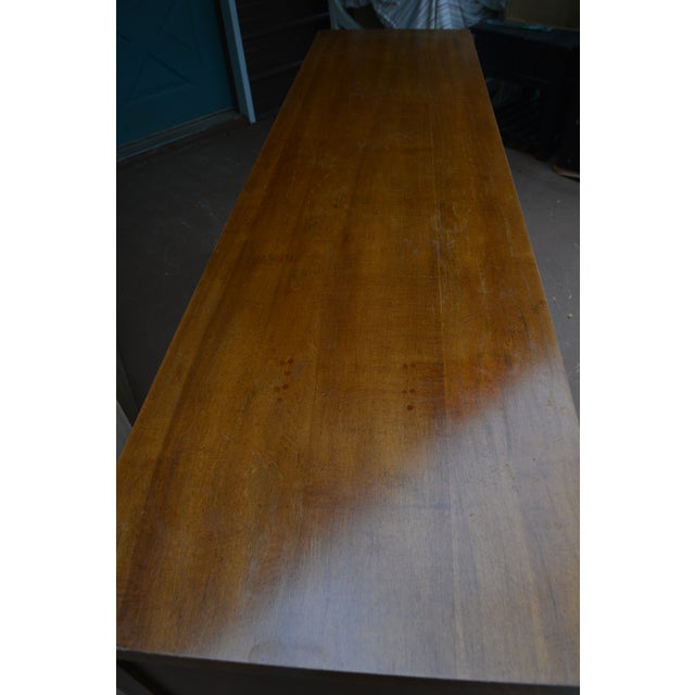 Auburn Vintage Henry Link Mandarin Collection Burlwood Triple Dresser / Chest of Drawers Credenza For Sale - Image 8 of 14