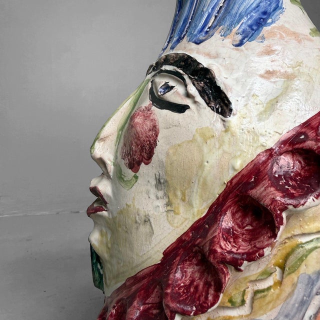 Anthropomorphic Ceramic Vase by Gennaro Condurso, Seminara, Italy, 2010s For Sale - Image 10 of 17