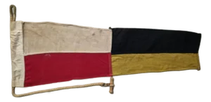 Nautical Signal Pennant for Numeral "NINE" in Frame