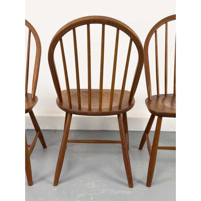 Danish Teak Dining Chairs from Tarm Stole & Møbelfabrik, 1960s, Set of 3 For Sale - Image 9 of 14