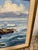 Blue Marian Carter Seascape Original Painting, Signed For Sale - Image 8 of 12