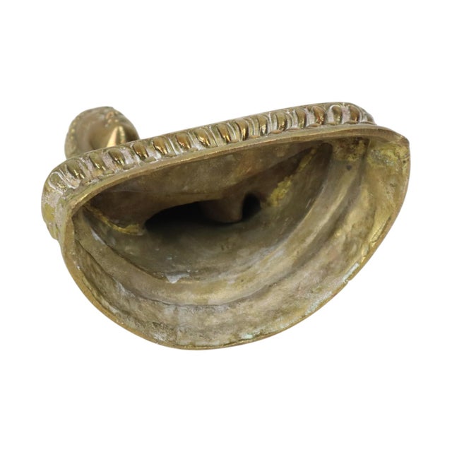 Gold Unknown, Seated Buddha Statue Sculpture, Brass For Sale - Image 8 of 10