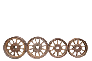 Vintage Car Spokes, Set of 4
