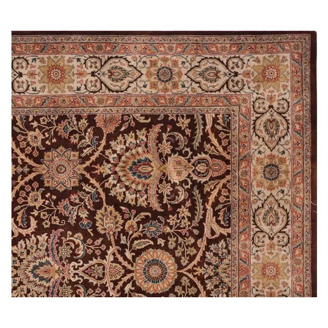 Handwoven Persian Sarouk Farahan Area Rug 6'0" X 9'0" For Sale - Image 4 of 6