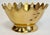 Mid 20th Century Vintage Mottahedeh Style Scalloped Brass Cachepot Bowl For Sale - Image 5 of 8