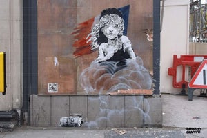 Banksy's Graffiti Art "Les Miz" Limited Edition Lithographic Print