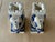 Chinoiserie Vintage Elephant Chinoiserie Ceramic Glazed Candle Holders Pair For Sale - Image 3 of 8