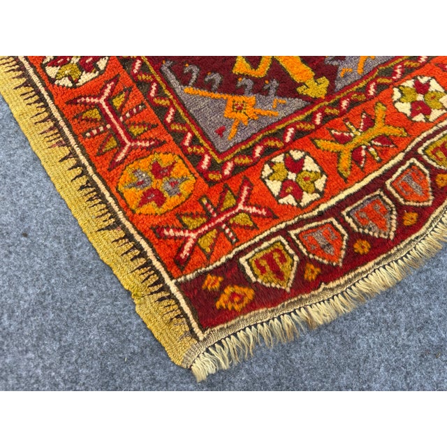 Size: 2'4 x 3'10 ft. This is A Turkish Tribal Vintage Anatolion Fine Small area rug rug Discover the beauty and artistry...