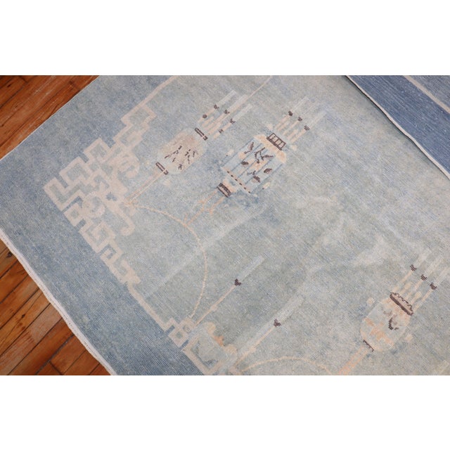 Textile Early 20th Century Chinese Rug - 6'1" x 9' For Sale - Image 7 of 10