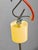 Czechoslovak Ribbed Opaline Glass Pendant Light, 1970s For Sale - Image 4 of 10