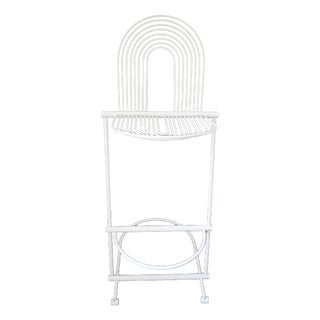 Swing Bar Stool attributed to Jutta & Herbert Ohl for Rosenthal, 1980s For Sale