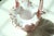 Fenton Art Glass Company 1990s Fenton Art Glass Hand Painted Signed Floral Basket Vase For Sale - Image 4 of 7