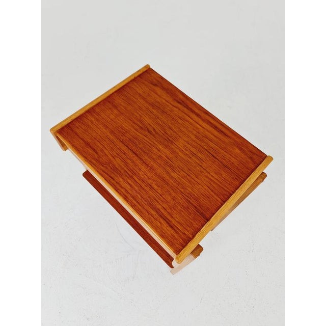 Wood Mid-Century Danish Teak Bedside Tables, 1960s For Sale - Image 7 of 15