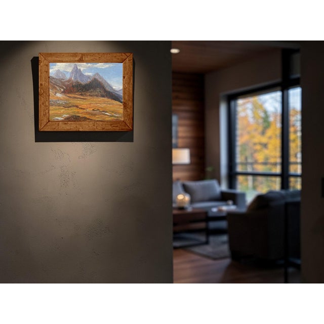Marcelliano Canciani, Monte Tuglia, 1890s, Oil Painting on Panel, Framed For Sale - Image 10 of 13