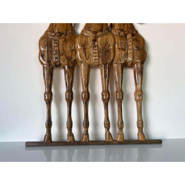 Frederick Weinberg 'Three Horses' Wall Sculpture Chairish