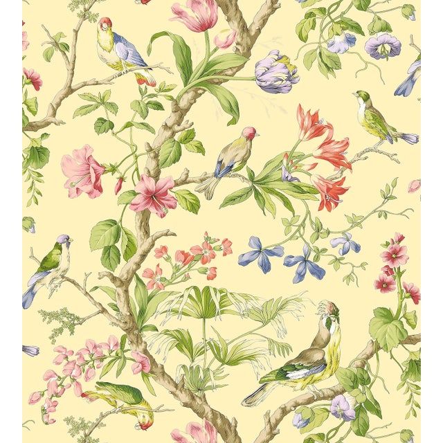 Sample - The House of Scalamandre Belize Wallcovering, Sunlit For Sale