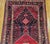 Vintage Persian Hamadan Gallery Rug, Hand-Knotted Wool, Geometric Medallion Pattern, Navy & Red, 6x12 For Sale - Image 11 of 17