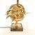 Vintage Italian Gilt Metal Table Lamp, 1970s For Sale - Image 4 of 10