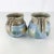 Vintage Studio Drip Glaze Smith Green, Blue & Gray Coffee Tea Mugs Set, Signed- a Pair For Sale - Image 4 of 11