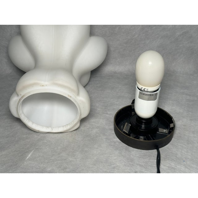 Flower-Shaped Table Lamp from Glashütte Limburg, Germany, 1970s For Sale - Image 10 of 12