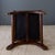 Leather and Rosewood X Frame Ottoman or Footstool With Brass Nailhead Trim For Sale - Image 11 of 13