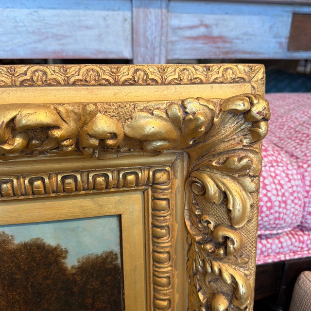 Late 19th Century Late 19th Century Wesley Webber Original Oil Painting For Sale - Image 5 of 12