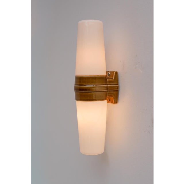Vintage Porcelain Bathroom Light by Sigvard Bernadotte for Ifö, 1960 For Sale - Image 13 of 15