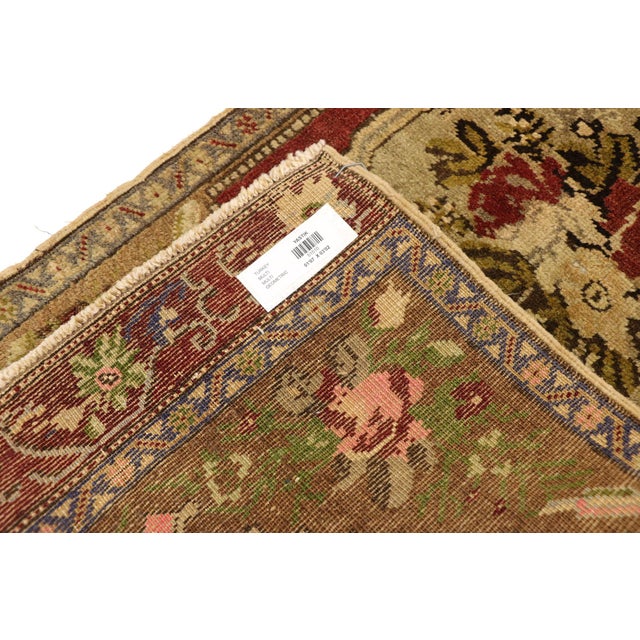 Vintage Turkish Yastik Rug - 01'07 X 03'02 For Sale - Image 4 of 8