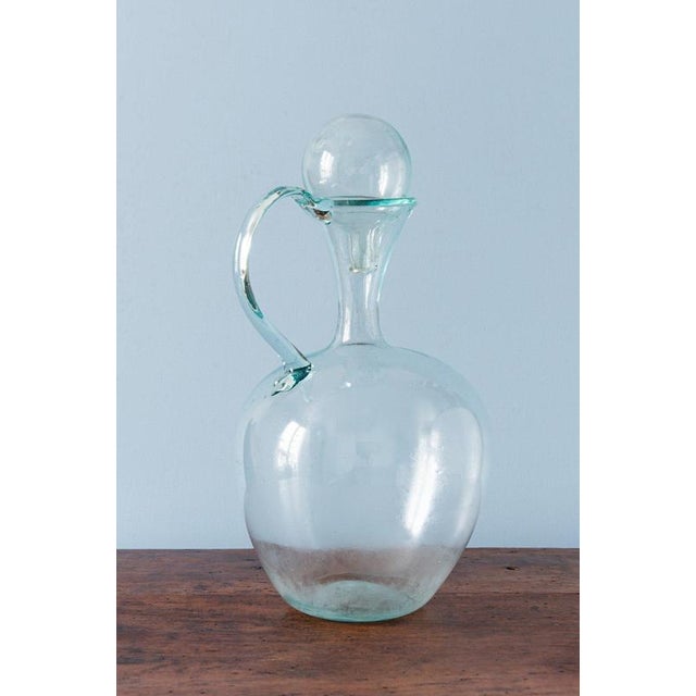 Height: 37 cm Diameter: 22 cm Minor damage to tip of stopper.