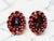 The Coronados: Ladies 14K Yellow Gold Bohemian Earrings set with Garnet, 2 Pieces For Sale In Philadelphia - Image 6 of 6