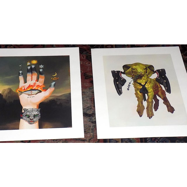 Surrealism Vintage Gucci Ignase Monreal Lithographs - Set of 12 For Sale - Image 3 of 8