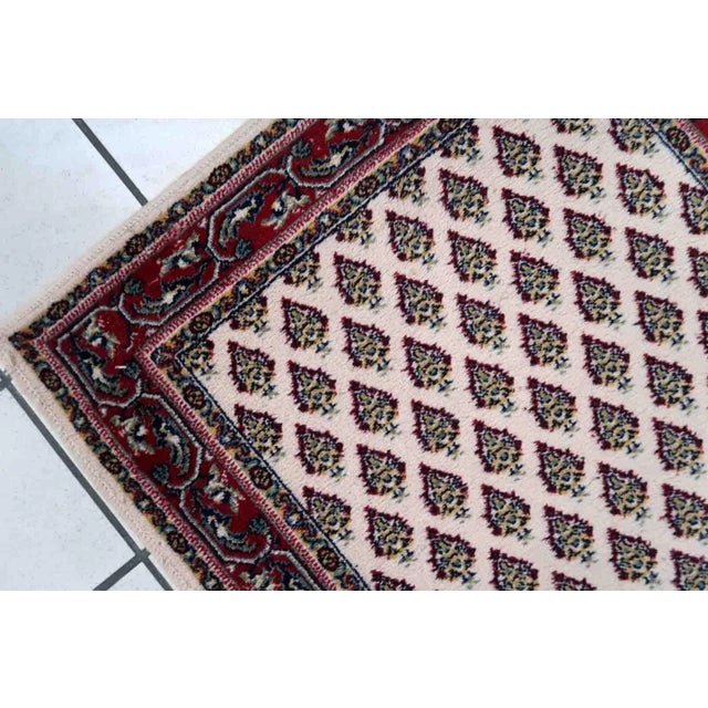 1970s Vintage Italian Seraband Style Rug 2.2' X 4.5' For Sale - Image 9 of 12