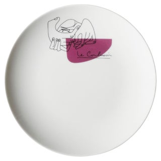 Service Prunier Dessert Plates by Le Corbusier for Cassina, Set of 2 For Sale