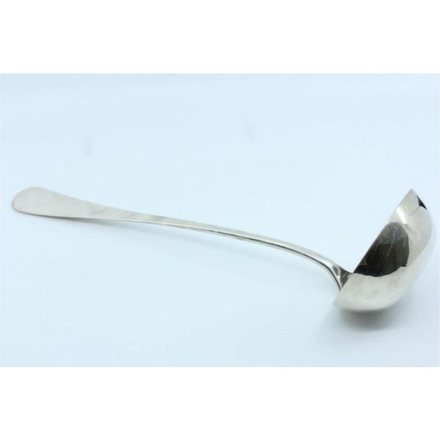 Silver Soup Ladle with Handle For Sale - Image 5 of 7