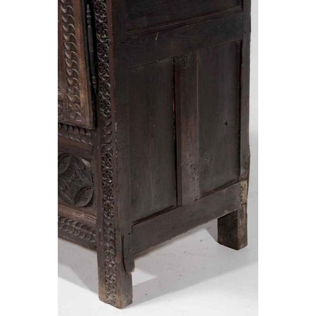 Mid 18th Century Mid 18th Century Continental Baroque Carved Cabinet For Sale - Image 5 of 6