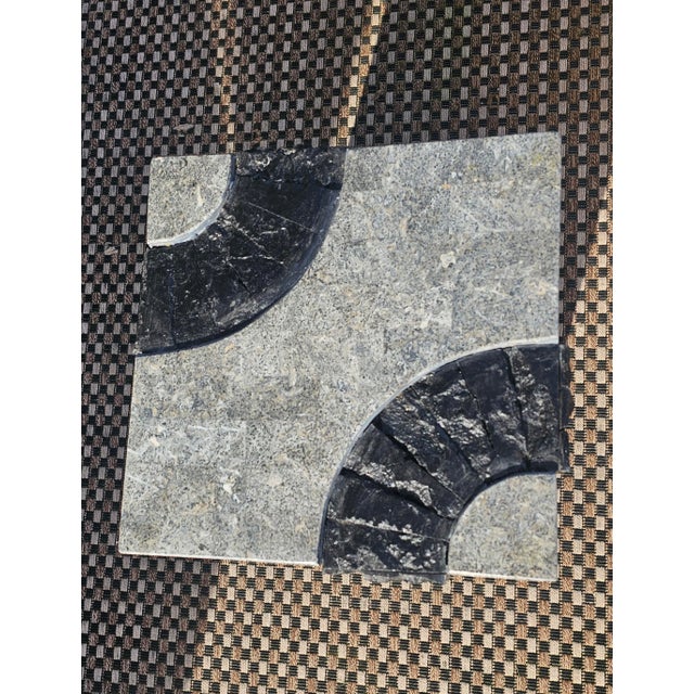 Postmodern 1980s Attributed Maitland-Smith Tessellated StoneTable Set For Sale - Image 3 of 18
