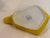 Early 20th Century Antique Royal Bayreuth Bavarian Yellow Porcelain Stork Candlestick & Trinket Dish/Ashtray Set - 2 Pieces For Sale - Image 5 of 12