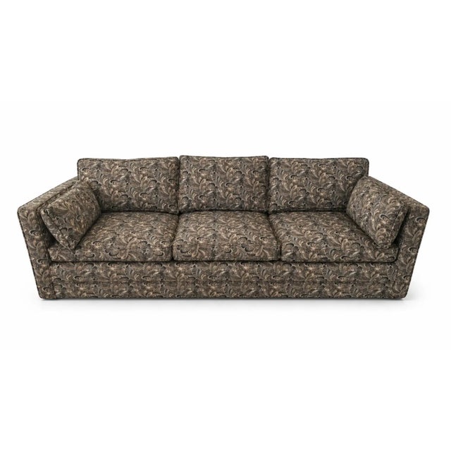 Mid-Century Modern Milo Baughman-Style Mid-Century Modern Sofa on Casters, 1970s For Sale - Image 3 of 7