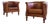 Vintage Leather Club Chairs, 1920s, Set of 2 For Sale