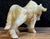 Carved Charging Bull: Mid-Century Brutalist Onyx Sculpture Mexico - 9" For Sale - Image 13 of 17