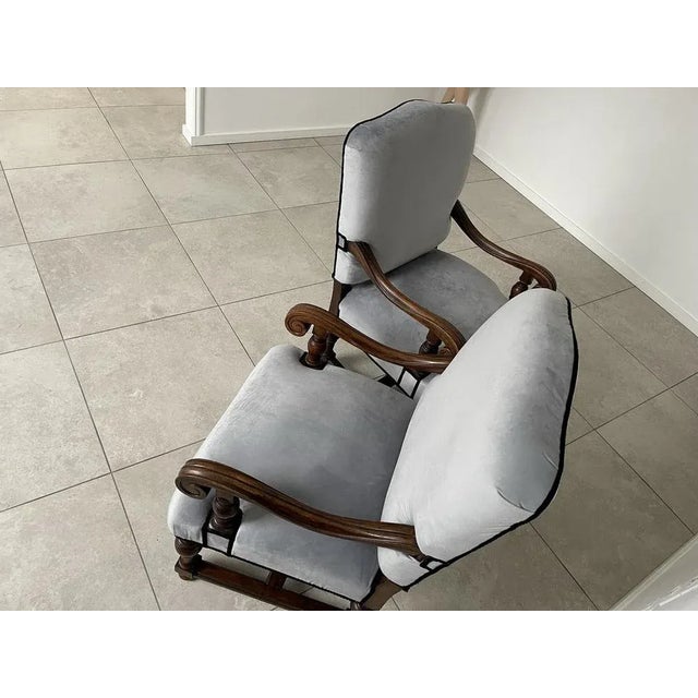 Wilhelminian Time Face Control Armshoot Armchair For Sale - Image 9 of 13