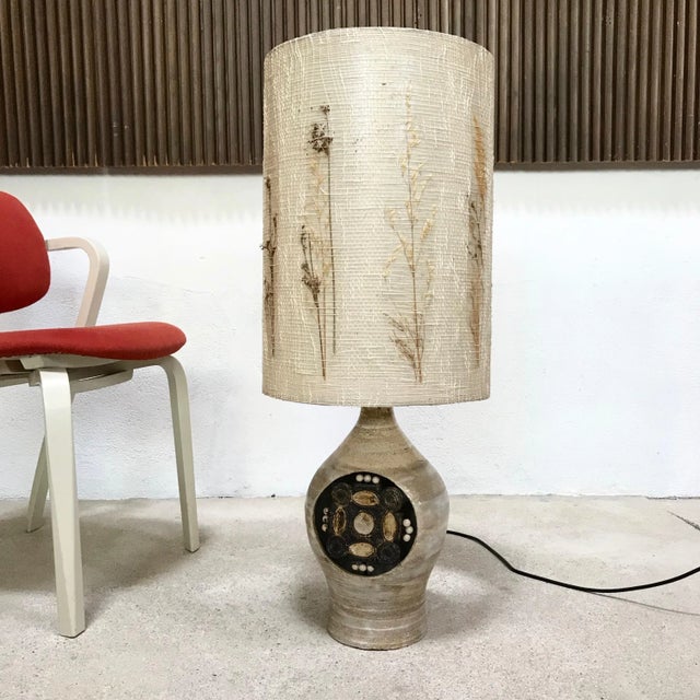 French Ceramic Table Lamp by Georges Pelletier, 1960s For Sale - Image 14 of 16