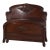 Rj Horner School Carved Mahogany Queen Size Bed Head & Foot Boards Circa 1890 For Sale